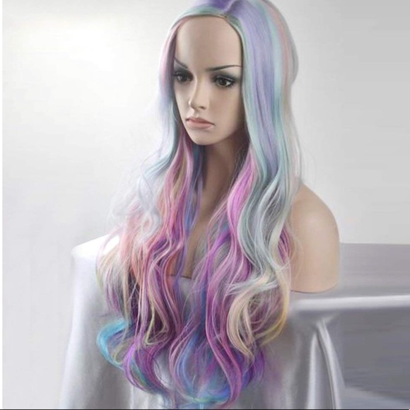 ✨Kris Multicolored Cosplay full cap wig *NWT+✨ main image 4